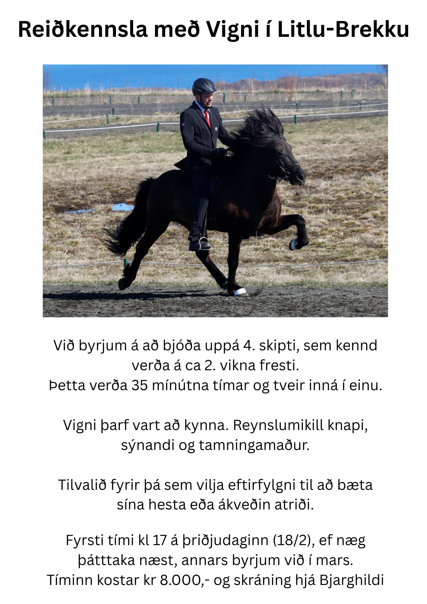 námskeið vignir